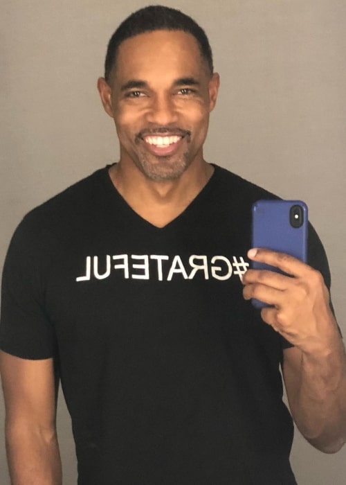 Jason George as seen in a selfie that was taken February 2021