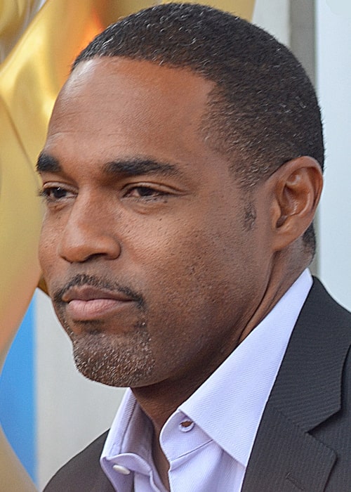 Jason George in a picture that was taken at the 37th College Television Awards in in May 2016