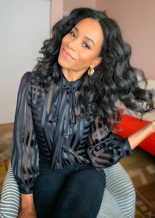 Kelly McCreary as seen in an Instagram Post in February 2021