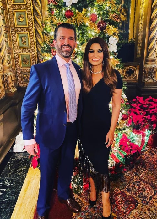 Kimberly Guilfoyle and Donald Trump Jr., as seen in December 2020