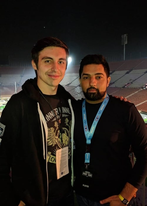 LIRIK as seen in a picture that was taken with Canadian YouTuber Shroud in June 2018