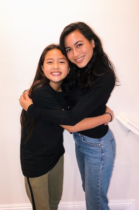 Lindsay Watson (Right) and Kea Peahu smiling for the camera in Los Angeles, California in November 2019