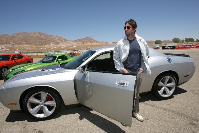 Luke Wilson as seen while posing with the All-New Dodge Challenger in June 2008