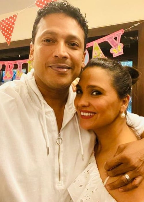 Mahesh Bhupathi and Lara Dutta, as seen in April 2020