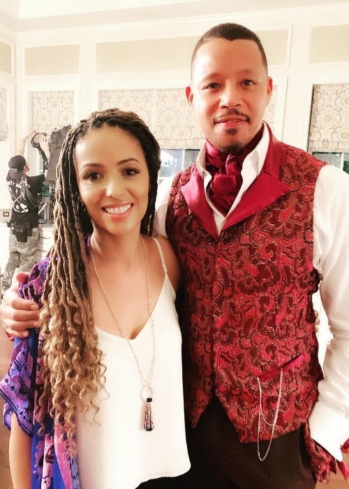 Meta Golding and Terrence Dashon Howard as seen in an Instagram post in November 2019