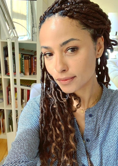 Meta Golding as seen while taking a selfie in April 2019