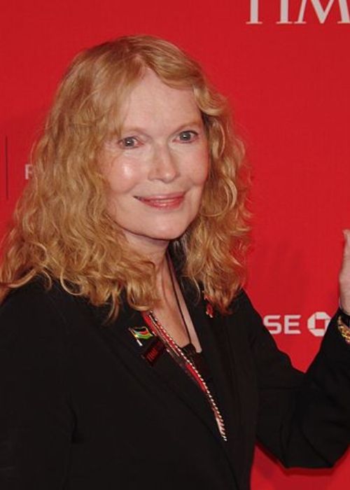 Mia Farrow as seen at the Time 100 gala in 2012