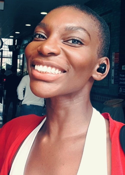 Michaela Coel as seen in a selfie that was taken in September 2020