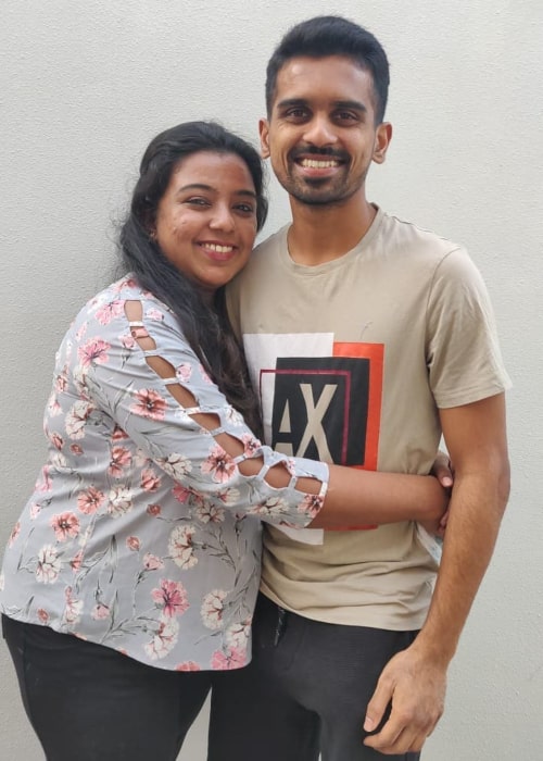 Murugan Ashwin and Aishwarya Subramanian, as seen in December 2020