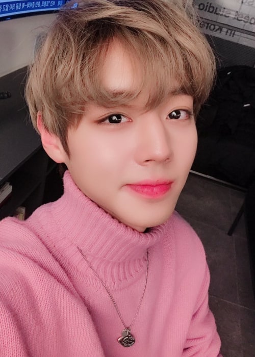 Park Ji-hoon in an Instagram selfie from February 2019