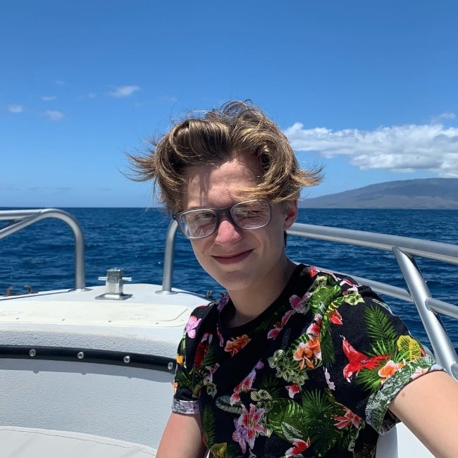 Parker Queenan in Maui, Hawaii in October 2019