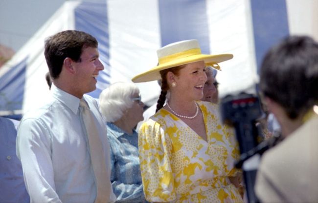 Prince Andrew and Sarah, Duchess of York as seen smiling together in 1988