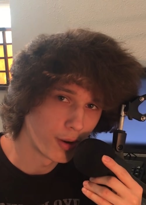 RaccoonEggs as seen in a screenshot from a face reveal video of his that was uploaded to his channel on July 9, 2018