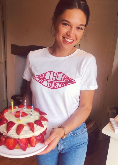 Sabrina Bartlett as seen in a picture that was taken in Hastings, East Sussex on the day of her mother's birthday in June 2020