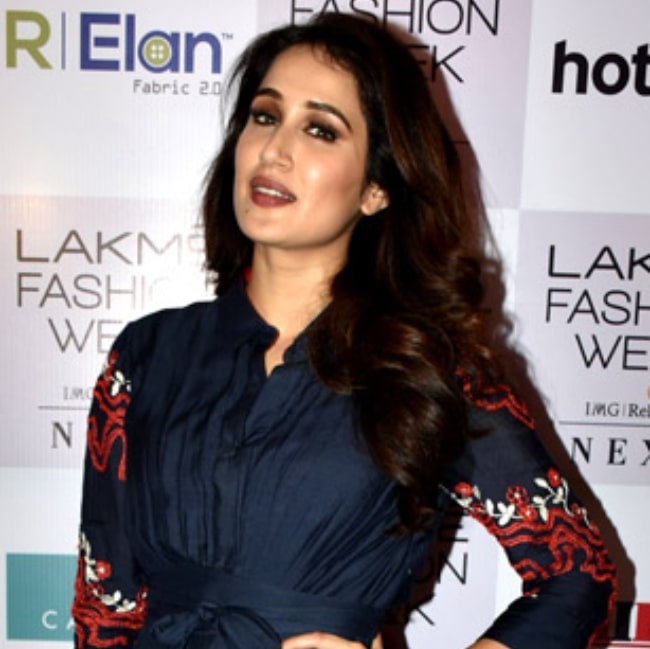 Sagarika Ghatge pictured while attending the Lakme Fashion Week 2018