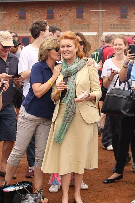 Sarah Ferguson as seen at the opening of Gahanga Cricket Stadium in Rwanda in 2017