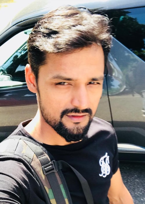 Shahbaz Nadeem in an Instagram selfie from August 2018