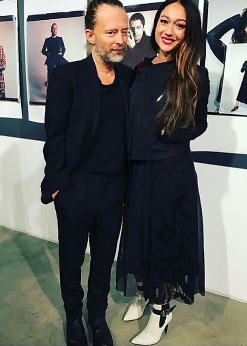 Thom Yorke and Dajana Roncione, as seen in March 2017