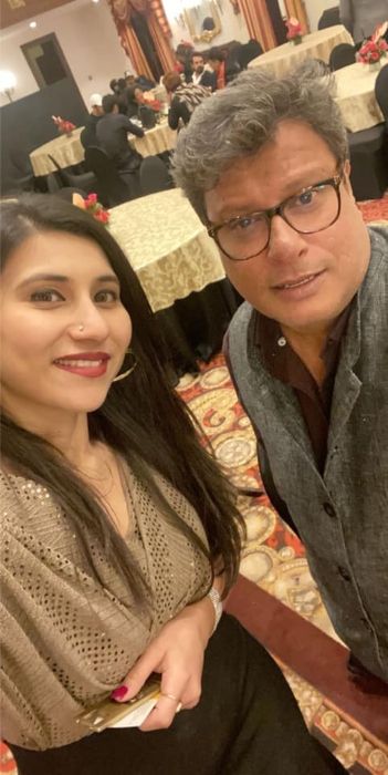 Tigmanshu Dhulia as seen with Ravleen Kaur Sabharwal in 2019