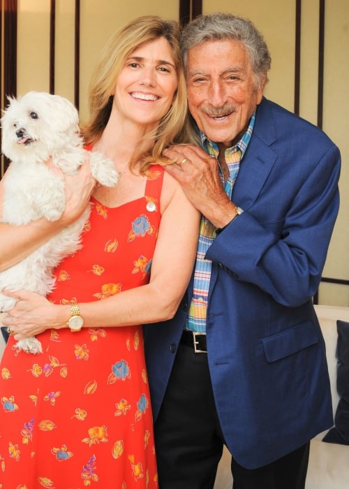 Tony Bennett and Susan Crow, as seen in September 2020