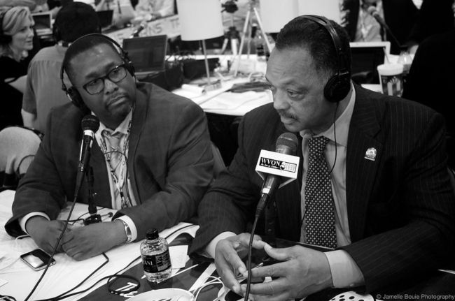 Wendell Pierce (left) as seen with Jesse Jackson in 2012