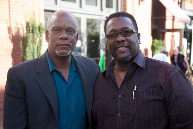 Wendell Pierce (right) and Stanley Nelson as seen together in 2010