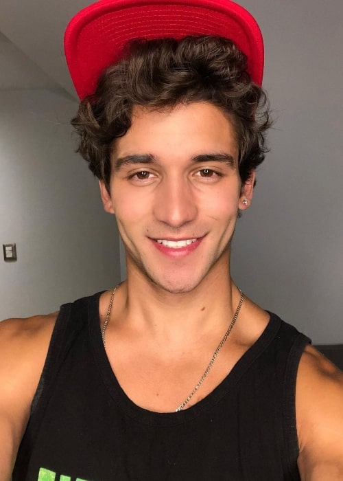 Andrés de la Mora as seen while taking a selfie in November 2019