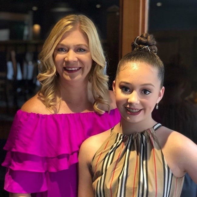 Ann Colin posing for the camera alongside her daughter Hannah in June 2019