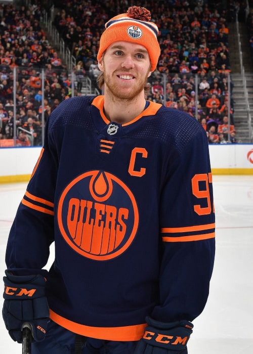 Connor McDavid as seen in an Instagram Post in January 2020