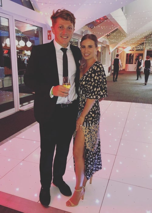 Dom Bess and Phoebe Slee, as seen in September 2019
