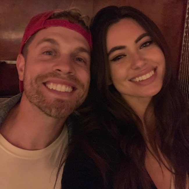 Dustin Lynch having a great time with his sweetheart on Valentine’s Day in February 2020