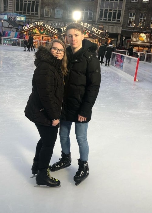 FactionsRaven as seen in a picture that was taken with his beau Demi in Winter Wonderland Nottingham in December 2019