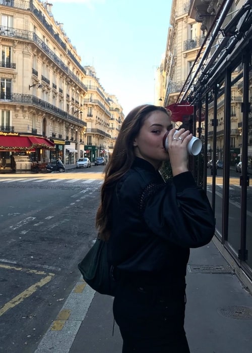 Grace Beedie as seen in a picture that was taken in Paris, France in November 2017