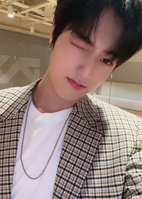 Haruto as seen in a selfie that was taken in March 2021