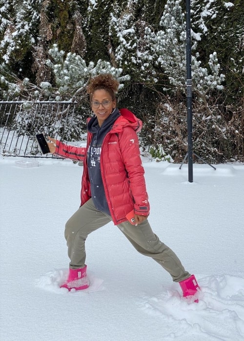 Holly Robinson Peete as seen in a picture that was taken in North Vancouver, British Columbia in February 2021