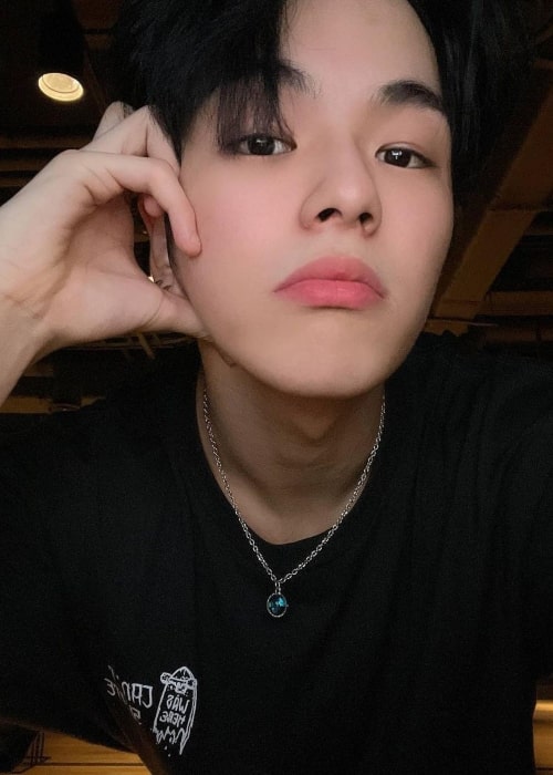 Jaehyuk as seen in a selfie that was taken in March 2021