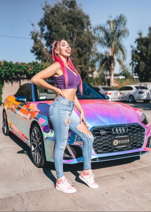 Kendra Sunderland in a picture that was taken in December 2020