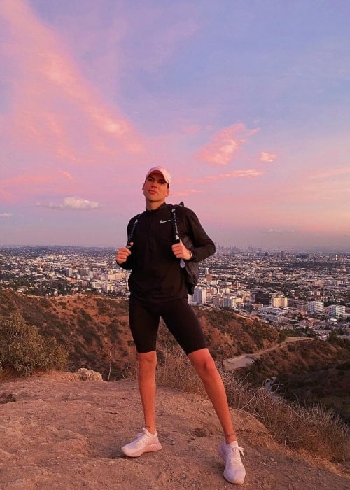 Kerimcan Durmaz as seen in a picture that was taken at Runyon Canyon Park in December 2020