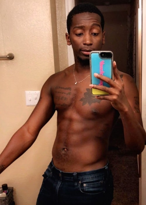 Markell Washington as seen in a selfie that was taken in October 2019