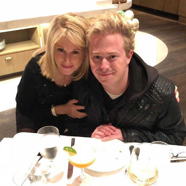 Reed Alexander seen smiling with his mom in 2018