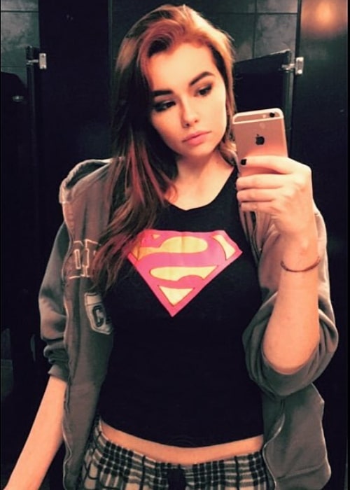 Sabrina Lynn as seen in a selfie that was taken in January 2017