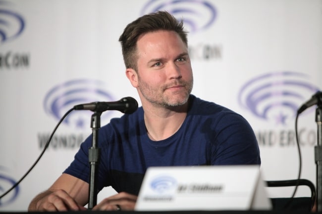 Scott Porter speaking at the 2016 WonderCon, for 'Scorpion', at the Los Angeles Convention Center in Los Angeles, California