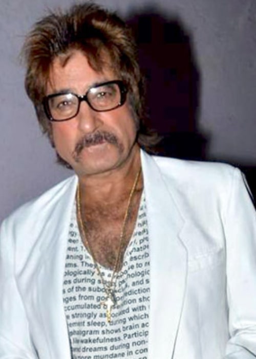 Shakti Kapoor smiling for the camera