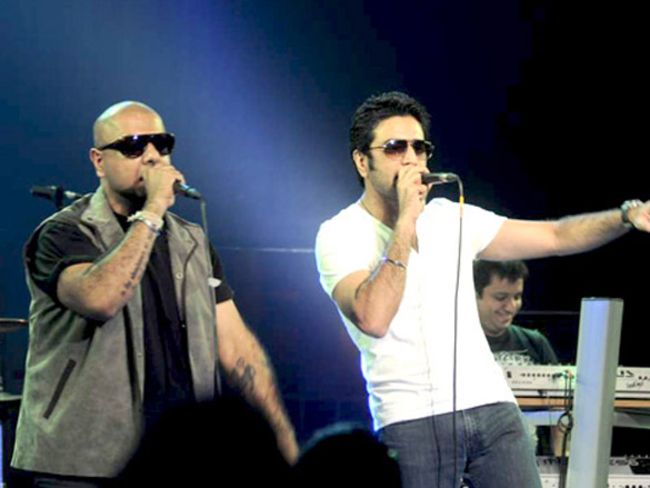 Shekhar (right) and Vishal seen performing in 2012