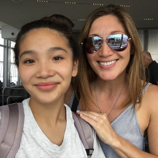 Telci Huynh and her mother Erica Huynh as seen in a selfie that was taken in May 2020