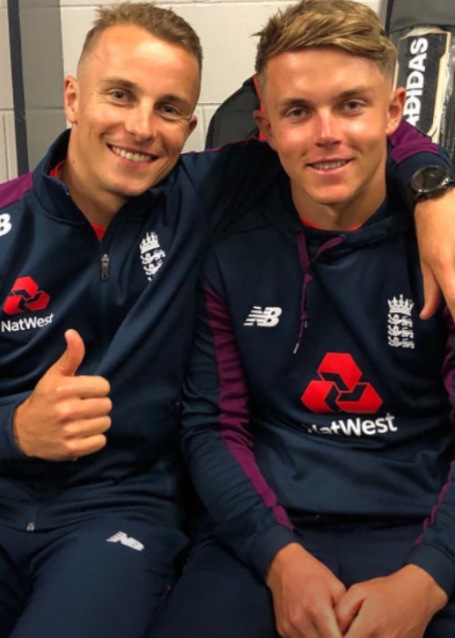 Tom Curran and Sam Curran, as seen in November 2019