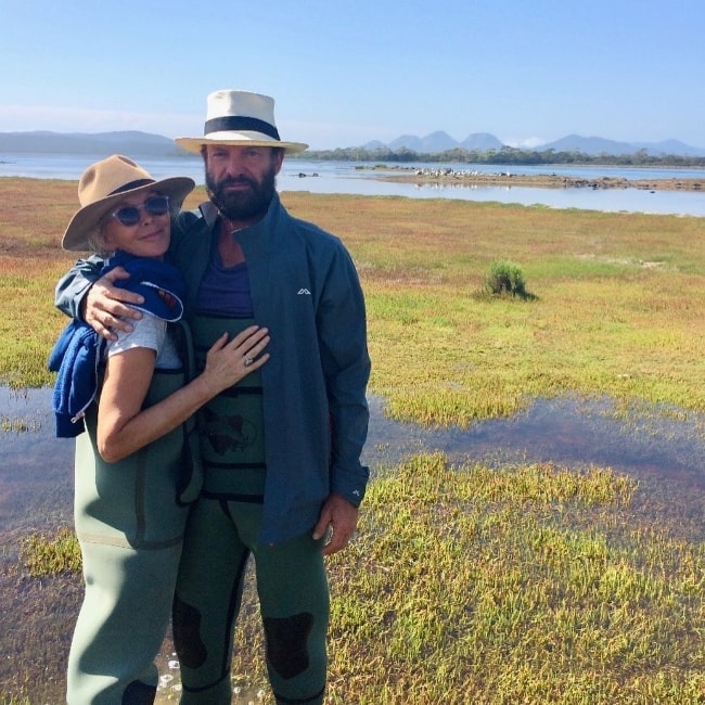 Trudie Styler and Sting in Tasmania in 2015