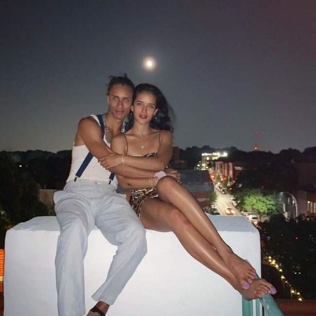 Yadira Guevara-Prip as seen in a picture that was taken with her beau Evan Morris in July 2019, in Bushwick