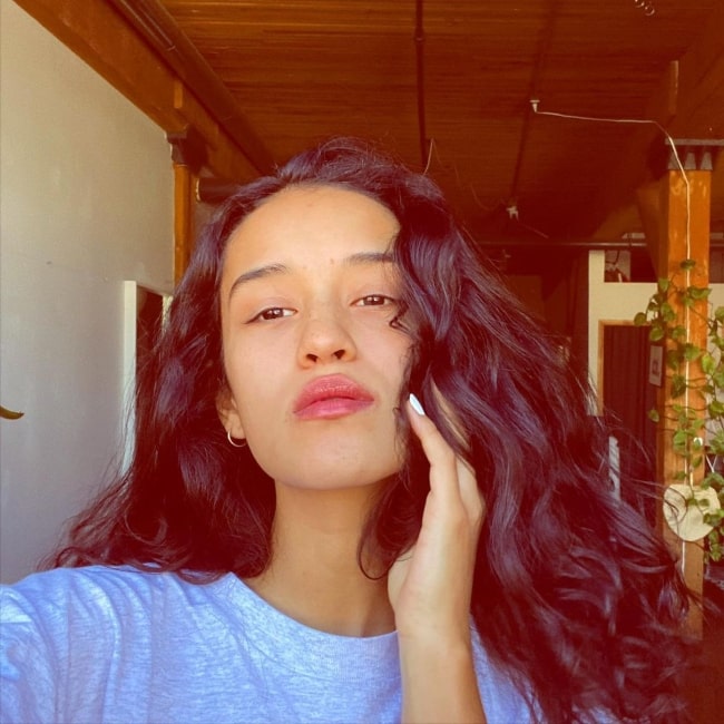 Yadira Guevara-Prip as seen in a selfie that was taken in December 2020
