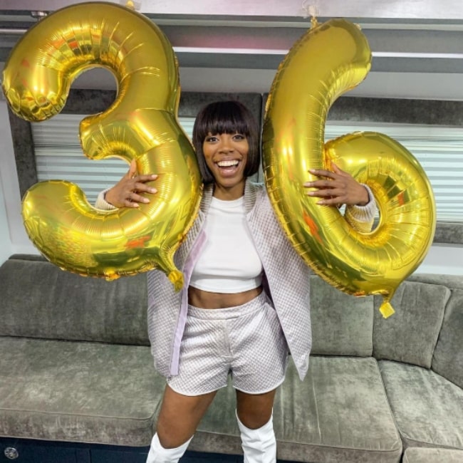 Yvonne Orji after her birthday in December 2019 welcoming 36 with open arms and thanking her near and dear ones for their gifts and good wishes